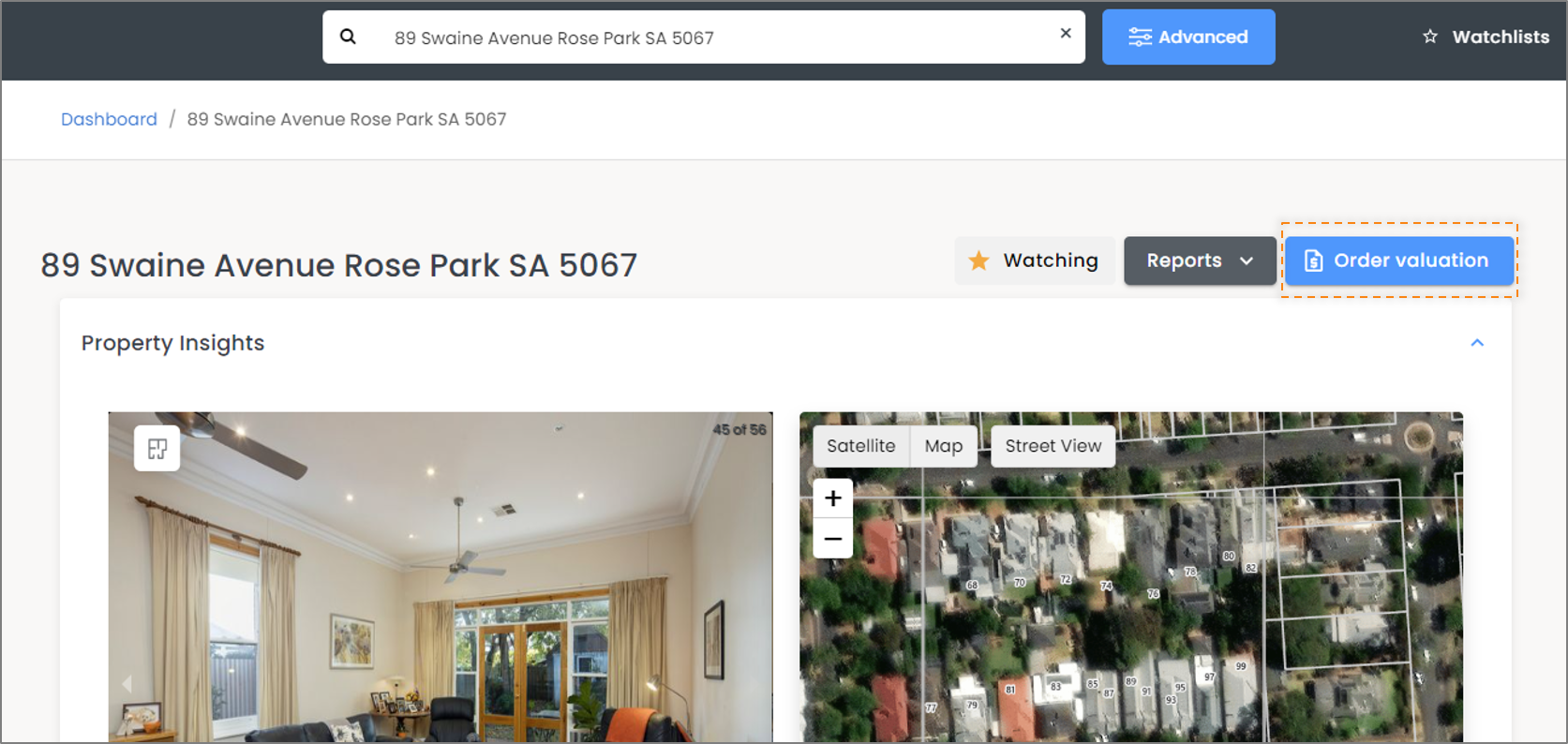 PropertyHub order valuation button.png